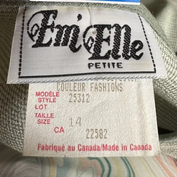 VINTAGE 90's Midi Dress with Buttons - Picture 5 of 6